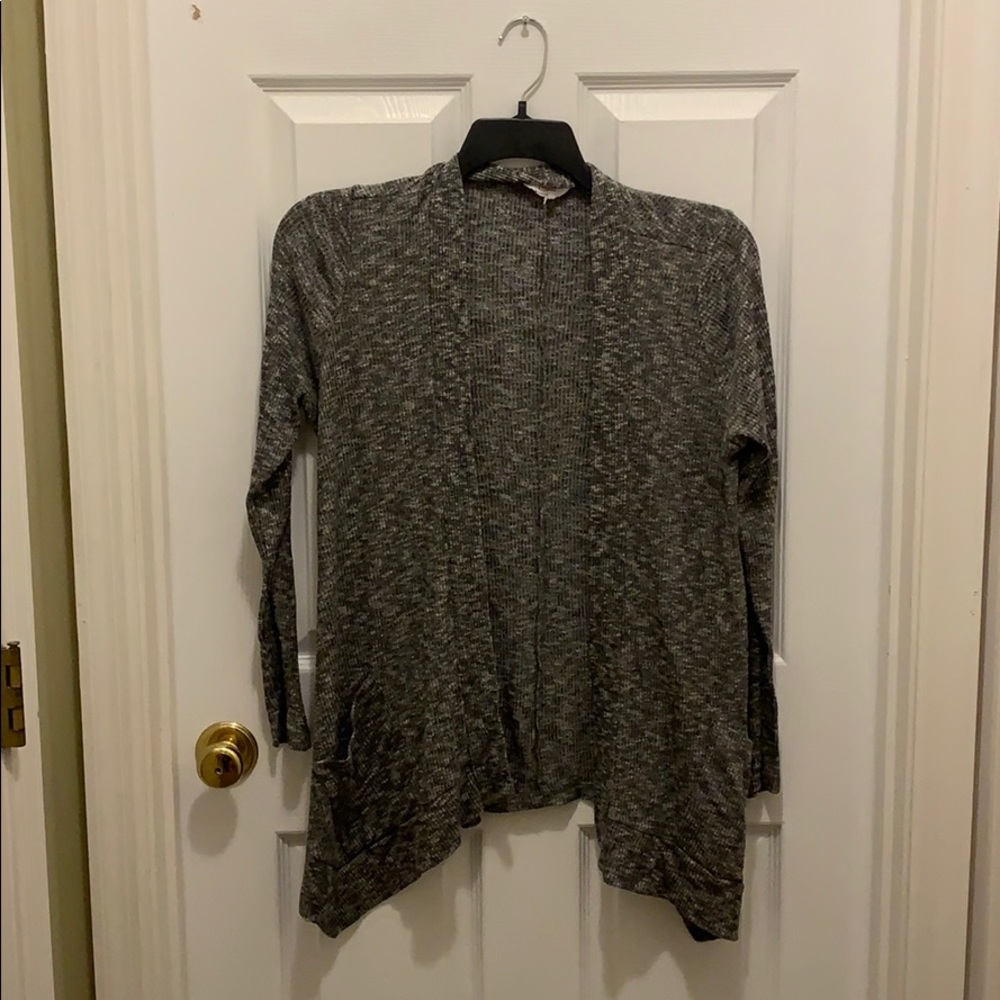 Grey cardigan